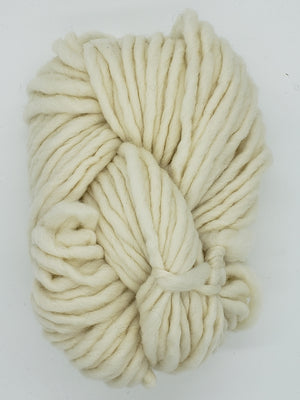 Flouf - NATURAL - 100% Merino - Fleece Artist Hand Dyed Yarn - Cream