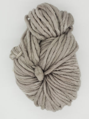 Flouf - OATMEAL - 100% Merino Chunky - Fleece Artist Hand Dyed Yarn - Grey/Gray