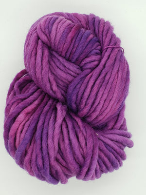Flouf - RADIANT ORCHID - 100% Merino Chunky - Fleece Artist Hand Dyed Yarn -