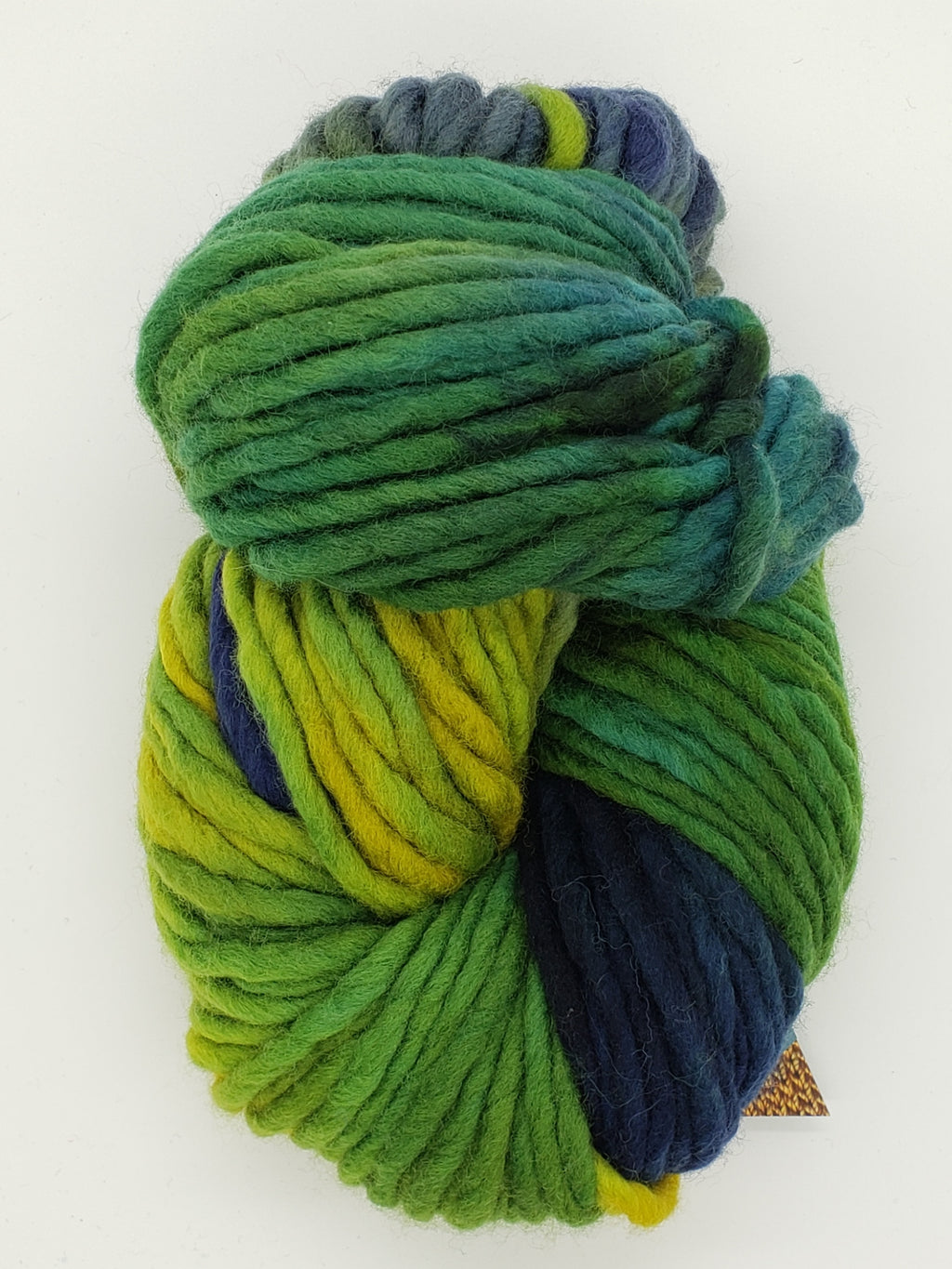 Flouf - SPRUCE - 100% Merino Chunky - Fleece Artist Hand Dyed Yarn - Green/Blue