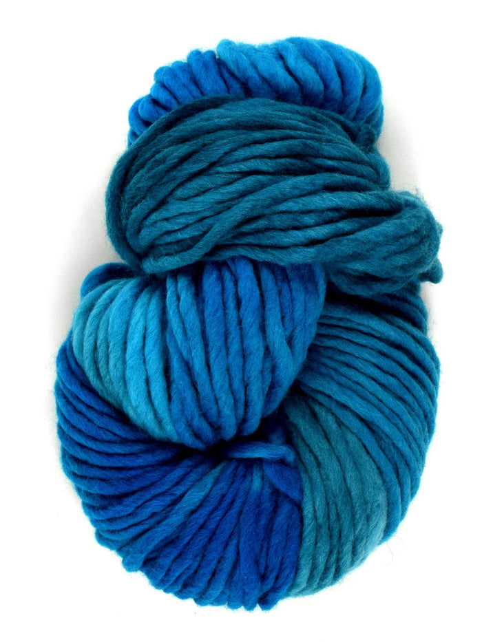 Flouf - TOPAZ - 100% Merino Chunky - Fleece Artist Hand Dyed Yarn - Shades of Blue