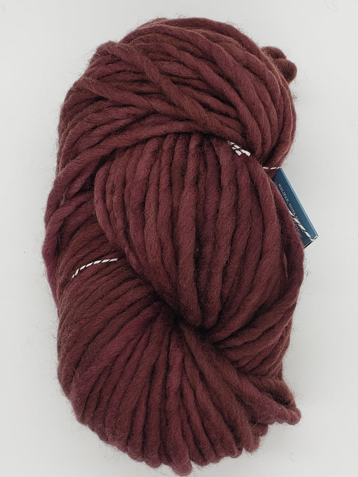 Flouf - RED PLUM - 100% Merino Chunky - OOAK Fleece Artist Hand Dyed Yarn