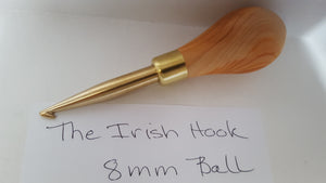 Irish Rug Hook Ball Handle 6/8/9mm Sizes