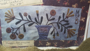 Sunshine in an Old Zinc Pot - Wool Applique Kit with Pattern-Bonanomi