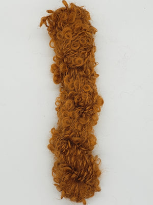 Mohair Loopy Locks - BUMBLE BEE - 2185 Hand Dyed Boucle Yarn B1