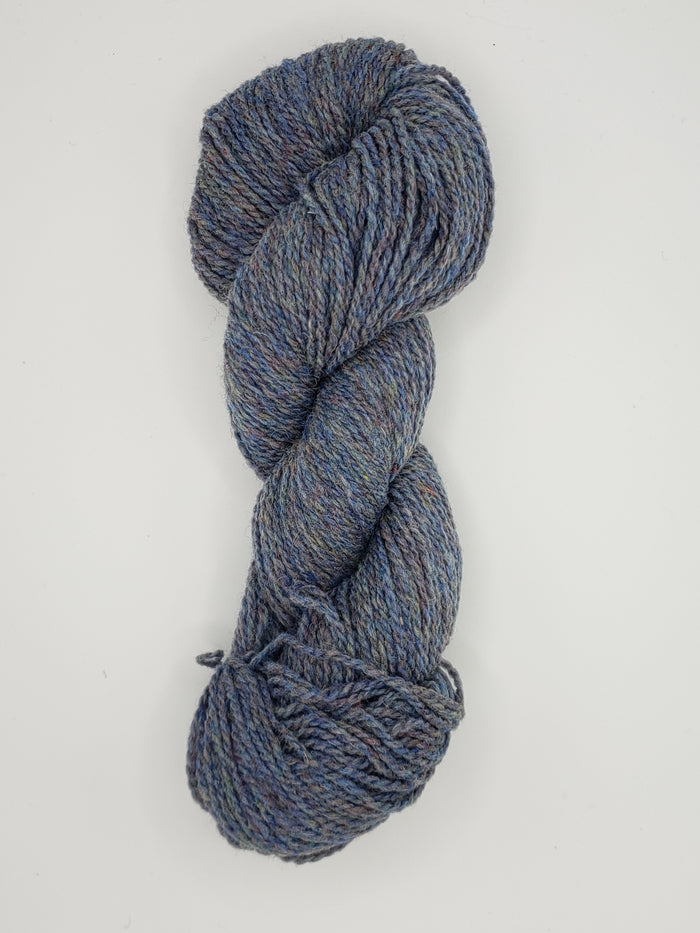 ISLAND WOOL - BLUE HEATHER - 2 Ply Worsted Yarn for Rug Hooking