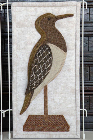 Sarah the Sandpiper from Sandy Neck Wool Applique Pattern