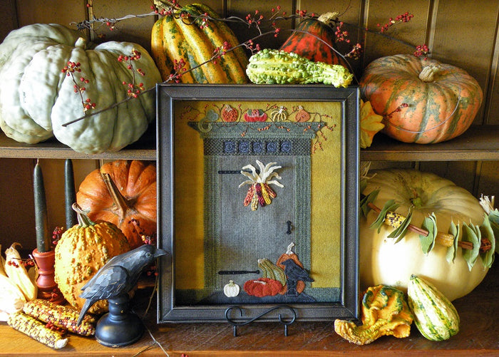 Enter into Autumn -  Wool Applique Pattern - Meetinghouse Hill