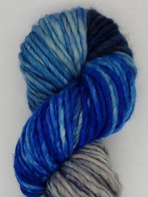 MERINO DREAM - ISLAND BLUE JAY - Merino Chunky -  Hand Dyed Yarn