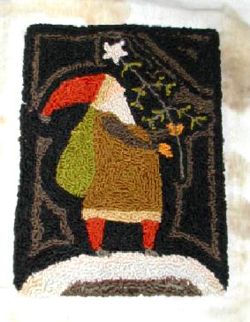 Twig Tree Santa - Punch Needle Pattern