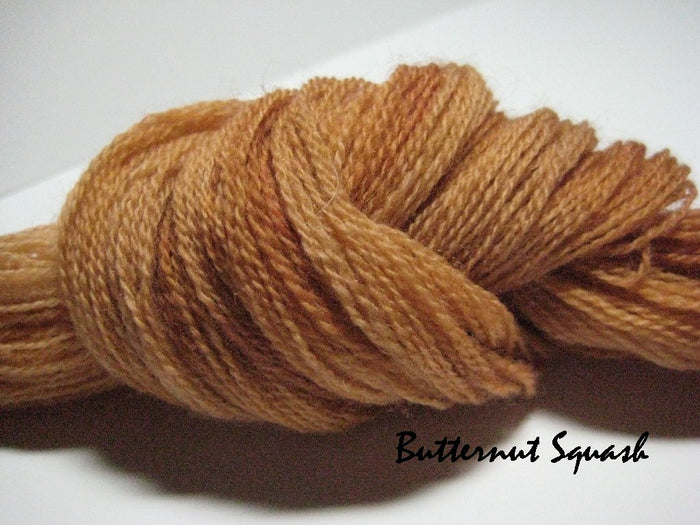 Butternut Squash #029 - Wool Thread for Needle Punch and Wool Applique - Red Sand Fibre