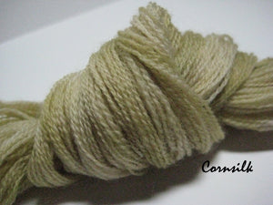 Corn Silk #018 - Wool Thread for Needle Punch and Wool Applique - Red Sand Fibre