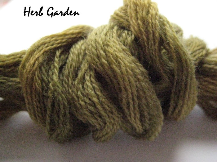 Herb Garden #017 - Wool Thread for Needle Punch and Wool Applique - Red Sand Fibre