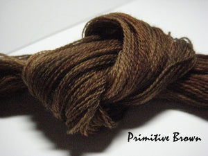 Primitive Brown #035 - Wool Thread for Needle Punch and Wool Applique - Red Sand Fibre