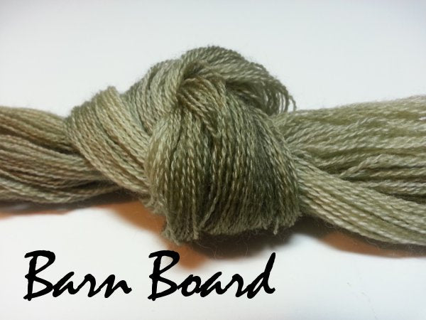 Barn Board #005 - Wool Thread for Needle Punch and Wool Applique - Red Sand Fibre