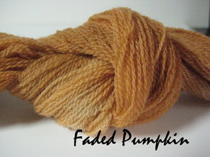 Faded Pumpkin #013 - Wool Thread for Needle Punch and Wool Applique - Red Sand Fibre