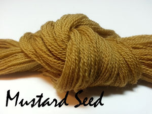 Mustard Seed #024 - Wool Thread for Needle Punch and Wool Applique - Red Sand Fibre