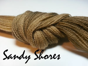 Sandy Shore #031 - Wool Thread for Needle Punch and Wool Applique - Red Sand Fibre