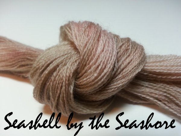 Seashell by the Seashore #037 - Wool Thread for Needle Punch and Wool Applique - Red Sand Fibre