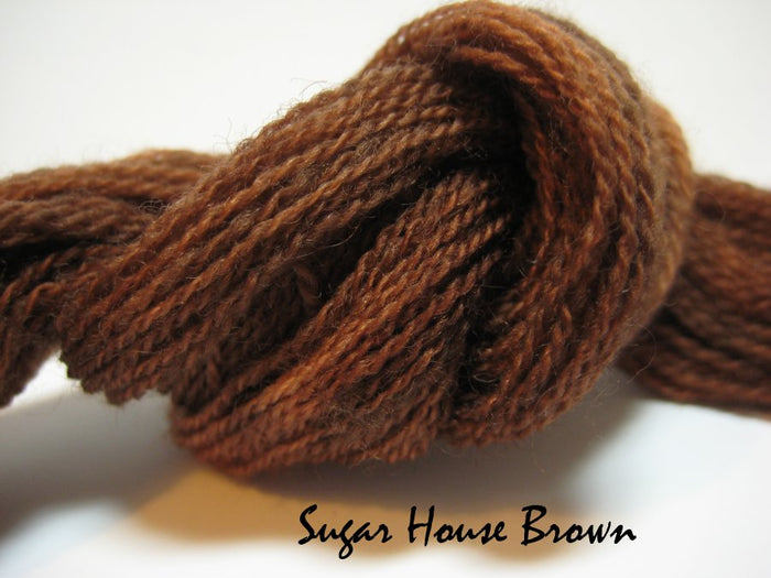 Sugar House Brown #034 - Wool Thread for Needle Punch and Wool Applique - Red Sand Fibre