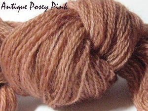Antique Posey Pink #048 - Wool Thread for Needle Punch and Wool Applique - Red Sand Fibre