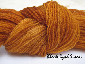 Black Eyed Susan #020 - Wool Thread for Needle Punch and Wool Applique - Red Sand Fibre
