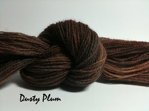 Dusty Plum #039 - Wool Thread for Needle Punch and Wool Applique - Red Sand Fibre