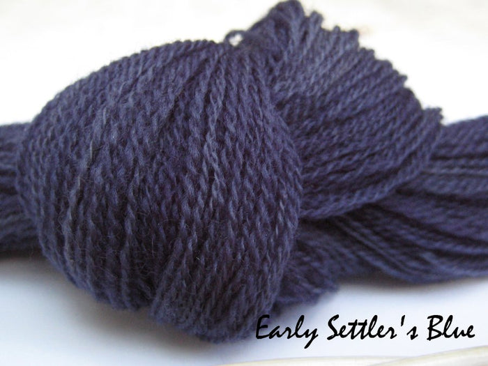 Early Settler's Blue #023 - Wool Thread for Needle Punch and Wool Applique - Red Sand Fibre