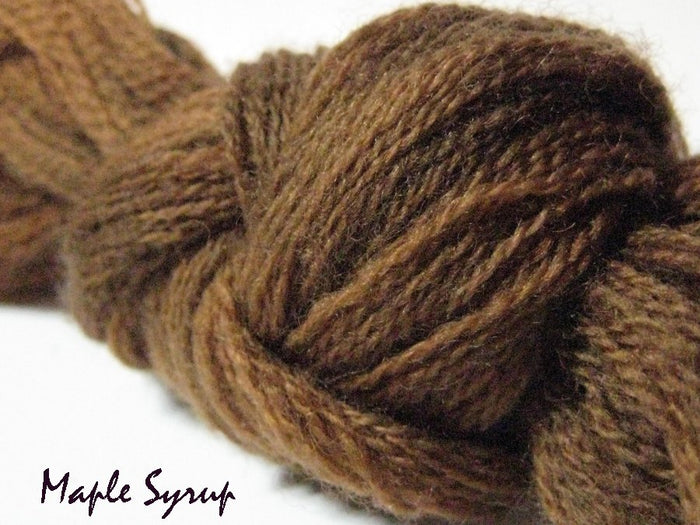 Maple Syrup #046 - Wool Thread for Needle Punch and Wool Applique - Red Sand Fibre