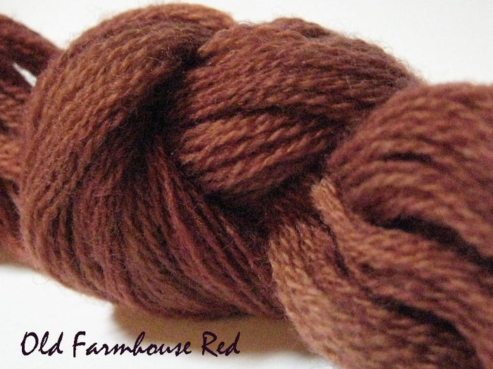 Farmhouse Red #045 - Wool Thread for Needle Punch and Wool Applique - Red Sand Fibre