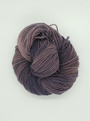 DUSTY PLUM-  Hand Dyed Shades of Plum Worsted Yarn for Rug Hooking - RSS308