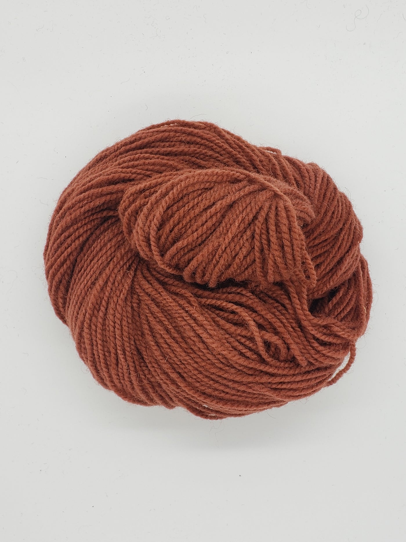 Hand Dyed Yarn Another Brick in the Shawl Brick Red Rust Brown Orang –  Crooked Kitchen Yarn