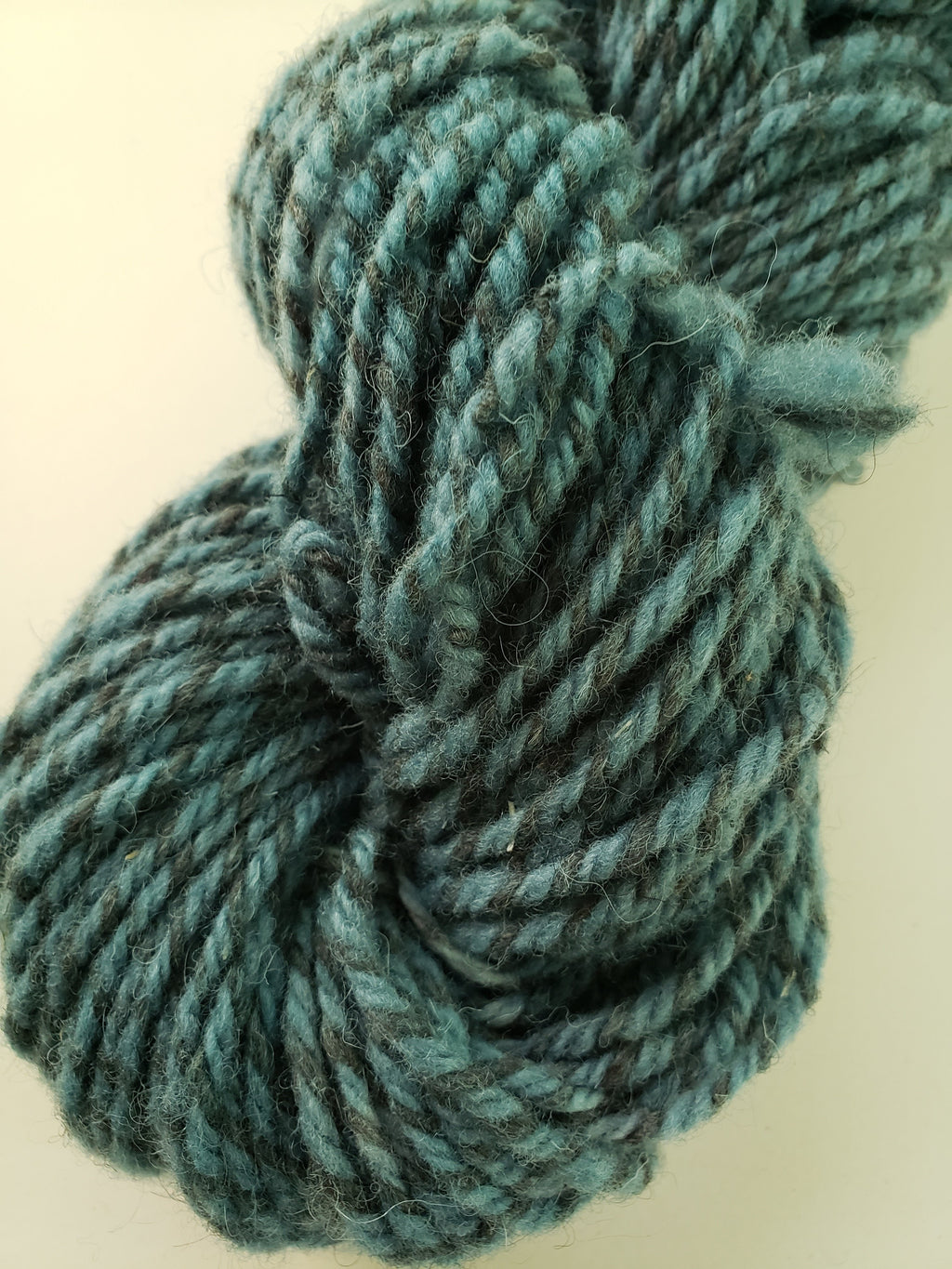 STORMY WATERS -  Hand Dyed Shades of Blue/Teal Worsted/Aran Yarn for Rug Hooking - RSS182