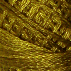 0153 Golden Moss Hand Dyed Cotton 3 Strand Valdani