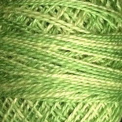 019 Spring Greens Hand Dyed Cotton 3 Strand Valdani