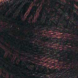 0524 Maroon Moss Hand Dyed Cotton 3 Strand Valdani