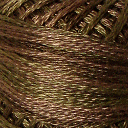 0574 Dried Leaves Hand Dyed Cotton 3 Strand Valdani