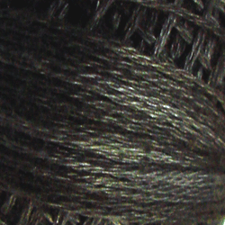 H209 Khaki Black Hand Dyed Cotton 3 Strand Valdani Heirloom