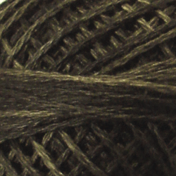 H212 Faded Brown Hand Dyed Cotton 3 Strand Valdani Heirloom