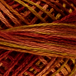 M37 Autumn Hand Dyed Cotton 3 Strand Valdani