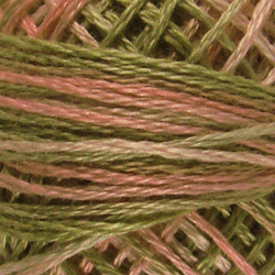 M63 Early Spring Hand Dyed Cotton 3 Strand Valdani