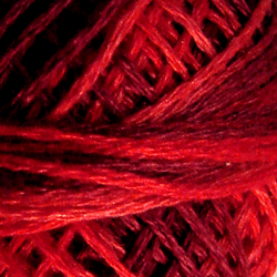 M66 Raspberry Fizzle Hand Dyed Cotton 3 Strand Valdani