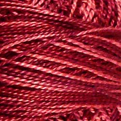 H204 Nostalgic Rose Hand Dyed Cotton 12wt Valdani Heirloom