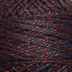 PT9 Dark Red Twisted Tweed Hand Dyed Cotton 12wt Valdani