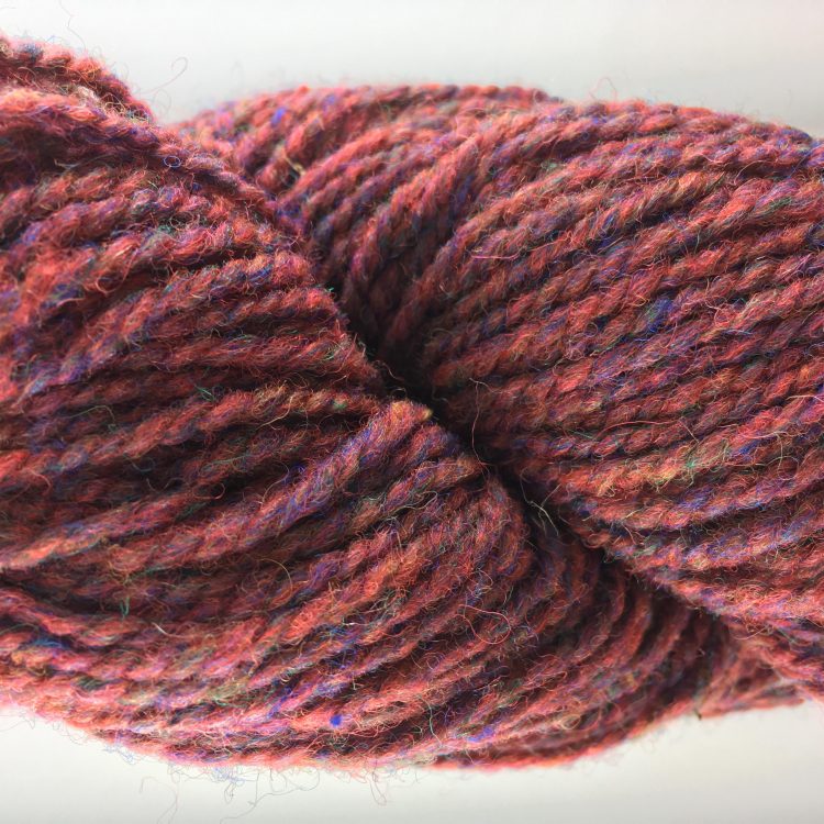 Red Heather - Briggs and Little 2 Ply Worsted Yarn for Rug Hooking