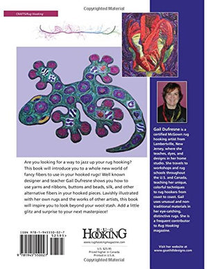 Rug Hooking With Fancy Fibers: Sparkle Shine Texture by Gail Dufresne