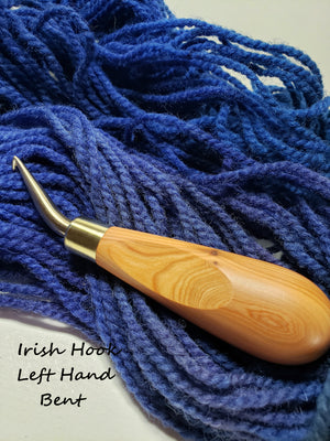 Irish Rug Hook ERGO BENT Shank Left Hand Orientation 6MM Size