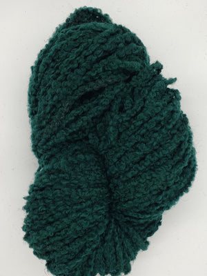 MASHAM BOUCLE - BOTTLE GREEN - Chunky Boucle - Hand Dyed Yarn MA1515Dark