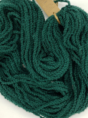 MASHAM BOUCLE - BOTTLE GREEN - Chunky Boucle - Hand Dyed Yarn MA1515Dark