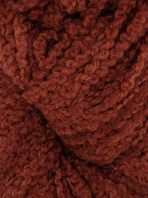 MASHAM BOUCLE - RED BRICK - Chunky Boucle - Hand Dyed Yarn MA534S